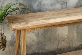 Courtyard console table