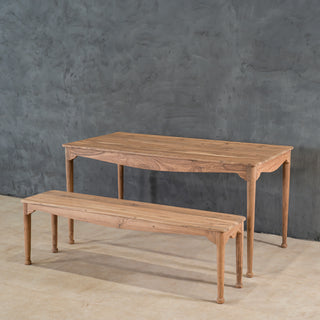 Adel Dining Table and Bench