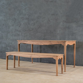 Adel Dining Table and Bench