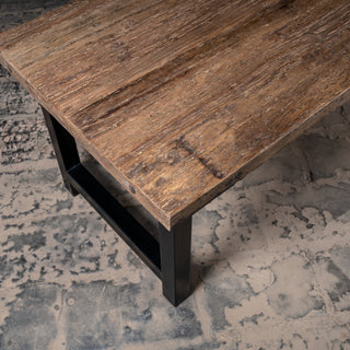 Vintage Reclaimed Weathered Wood dining Table