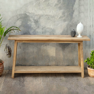 Courtyard console table