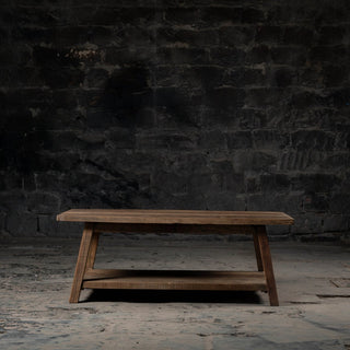 Countryside Shelfed Coffee table - Qarnation