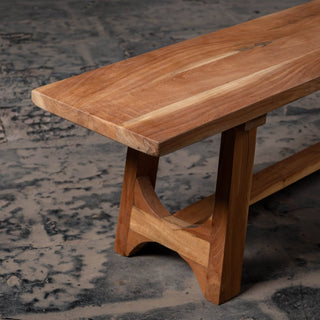 Reclaimed Neem Refuge Bench - Qarnation