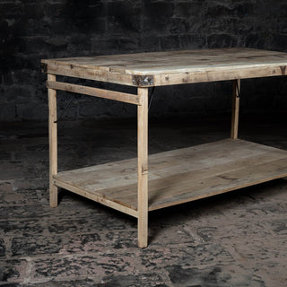 The Haven Hinge Counter Table With Bottom Shelf - Qarnation