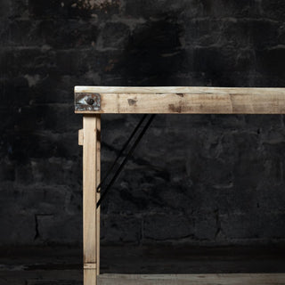 The Haven Hinge Counter Table With Bottom Shelf - Qarnation