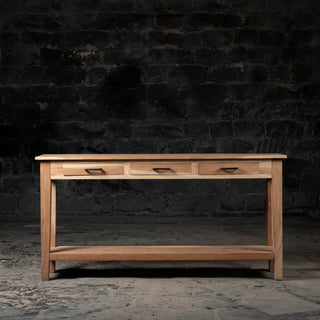 Timeless Tappered Drawered & Shelfed Console - Qarnation