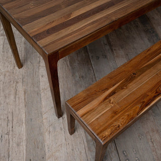 Vios Dining Table with Bench - Qarnation