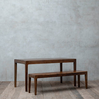 Vios Dining Table with Bench - Qarnation